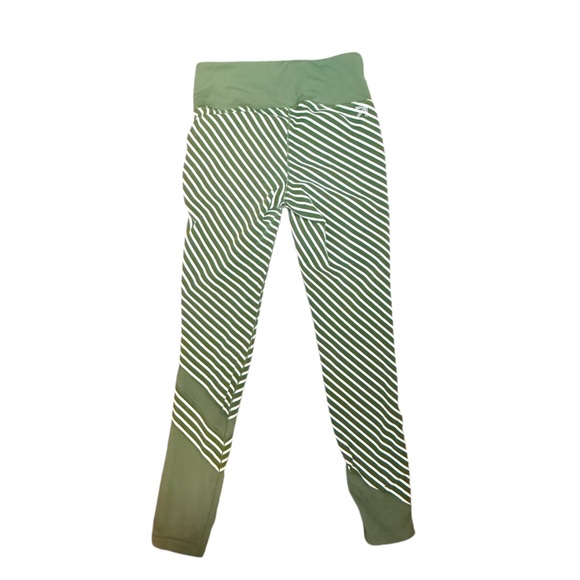 J.Crew X New Balance High Waisted Leggings Diagonal
Stripe Bronze Size S - Picture 4 of 8